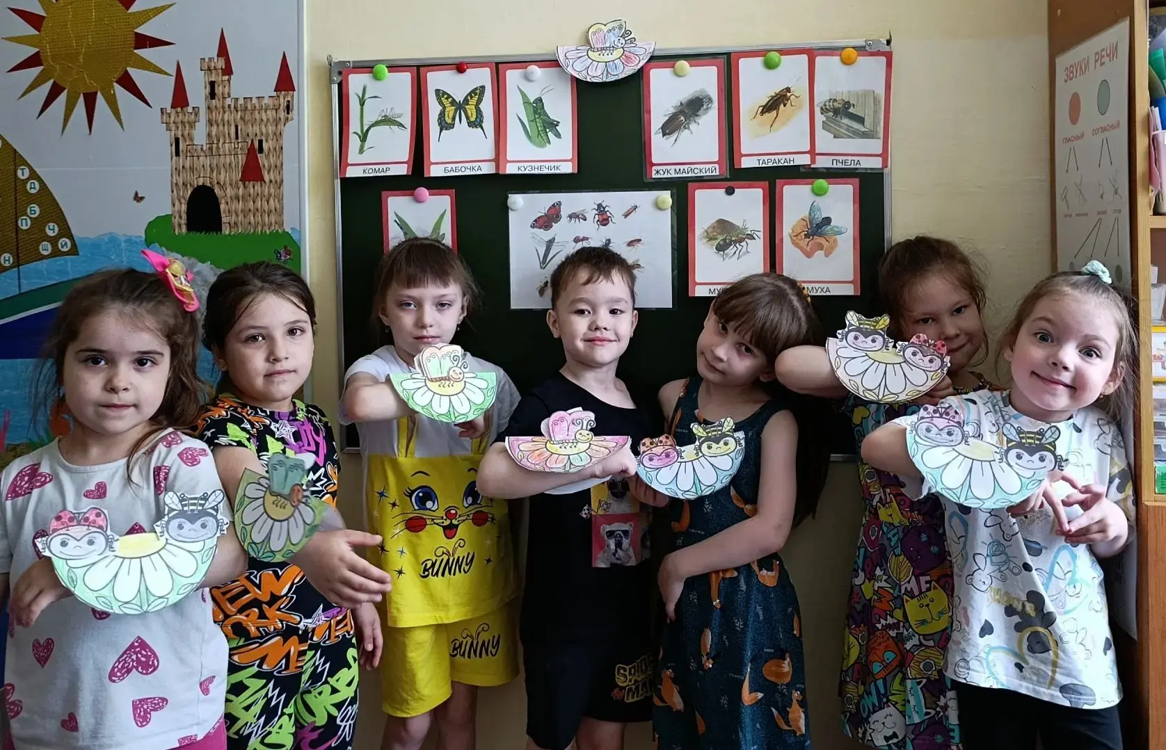 Последняя неделя в этом учебном году в старшей логопедической группе  посвящена насекомым! 🦋🐝 
Мал