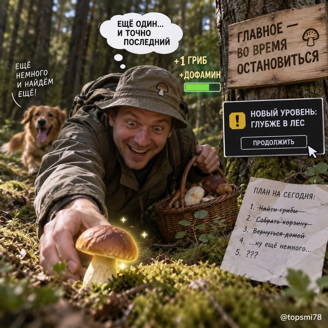 🍄 Грибники оказались латентными лудоманами, считают психологи