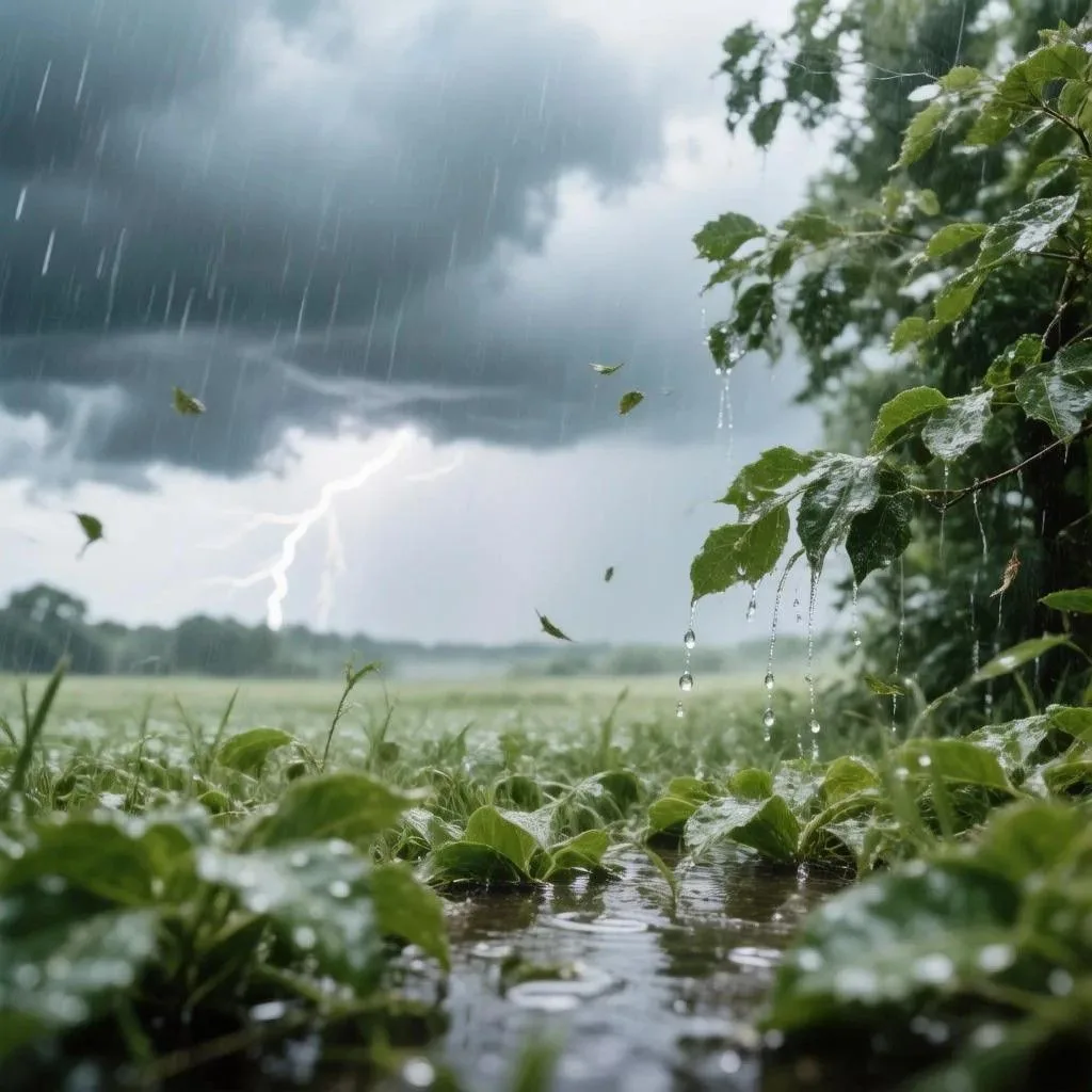 ⚡️⛈️ Бүген районыбызда урыны белән көчле яшенле яңгырлар көтелә, боз явуы ихтимал, ә кө...