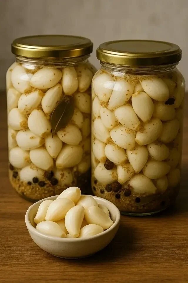 🧄 ДОМАШНИЙ МАРИНОВАННЫЙ ЧЕСНОК
