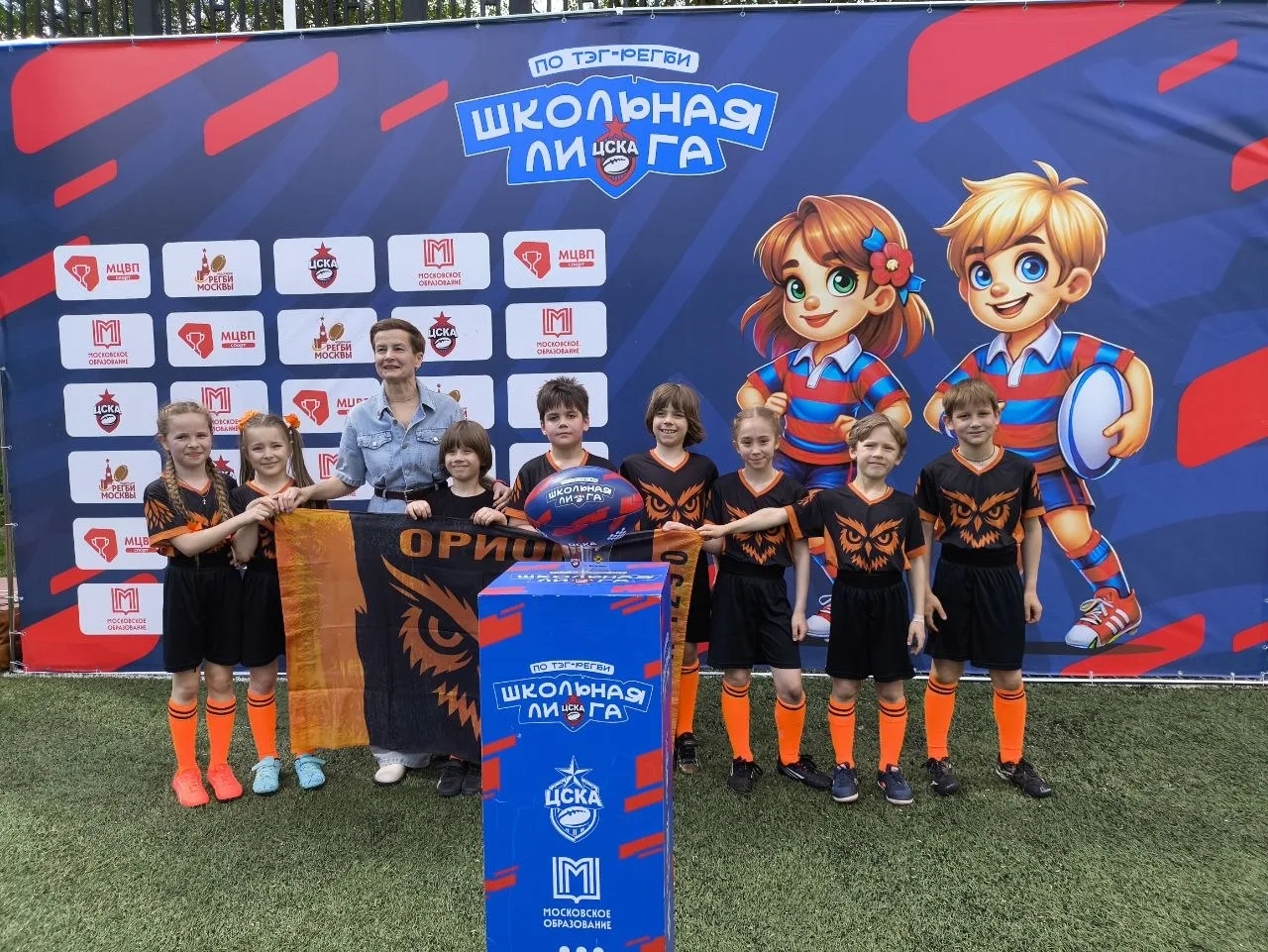 🏉 Младшая команда по тэг-регби — в финале!  Поздравляем нашу младшую команду по тэг-регби с блестящи