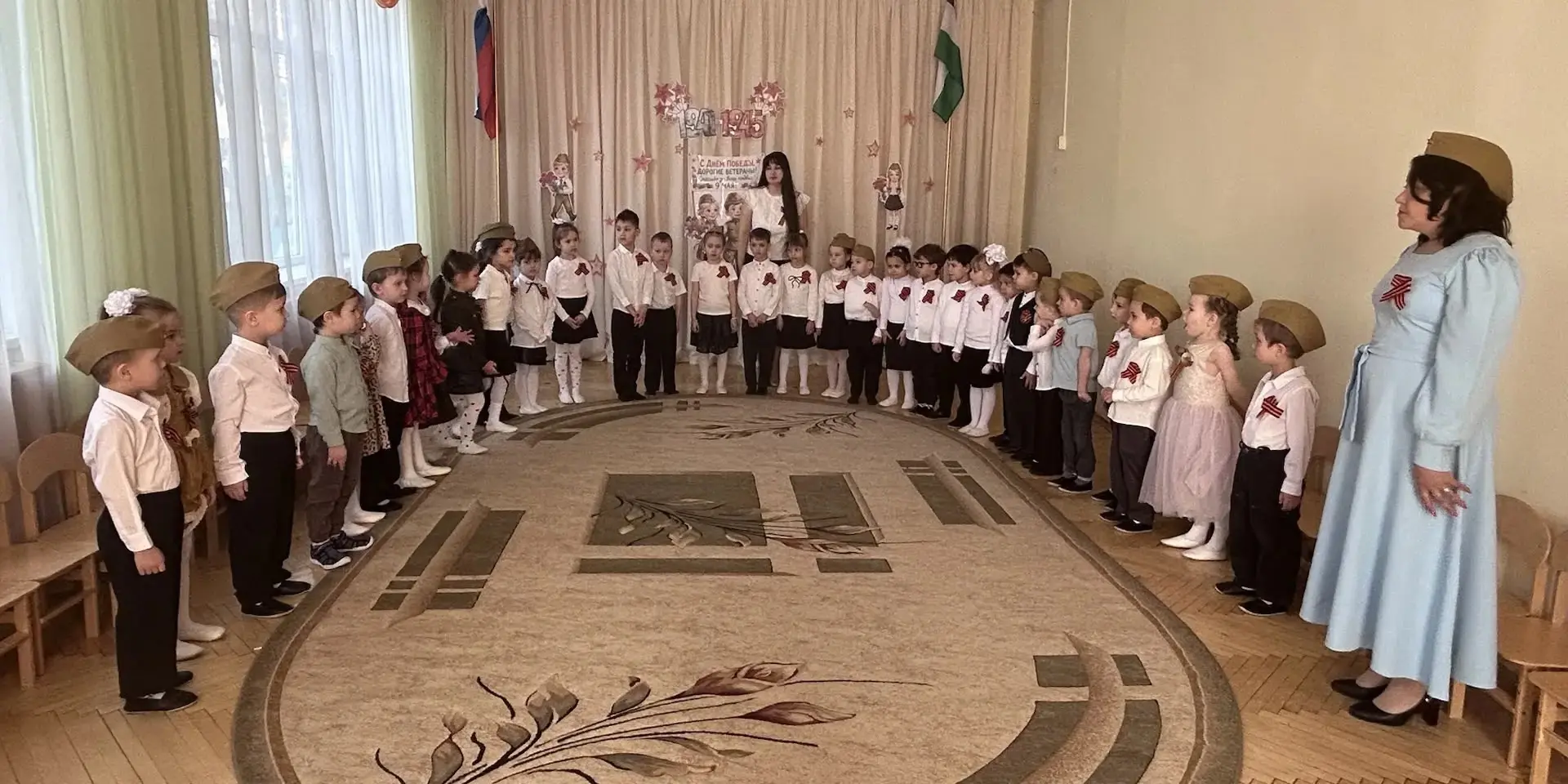 Память, рождённая сердцем: минута молчания в детском саду.