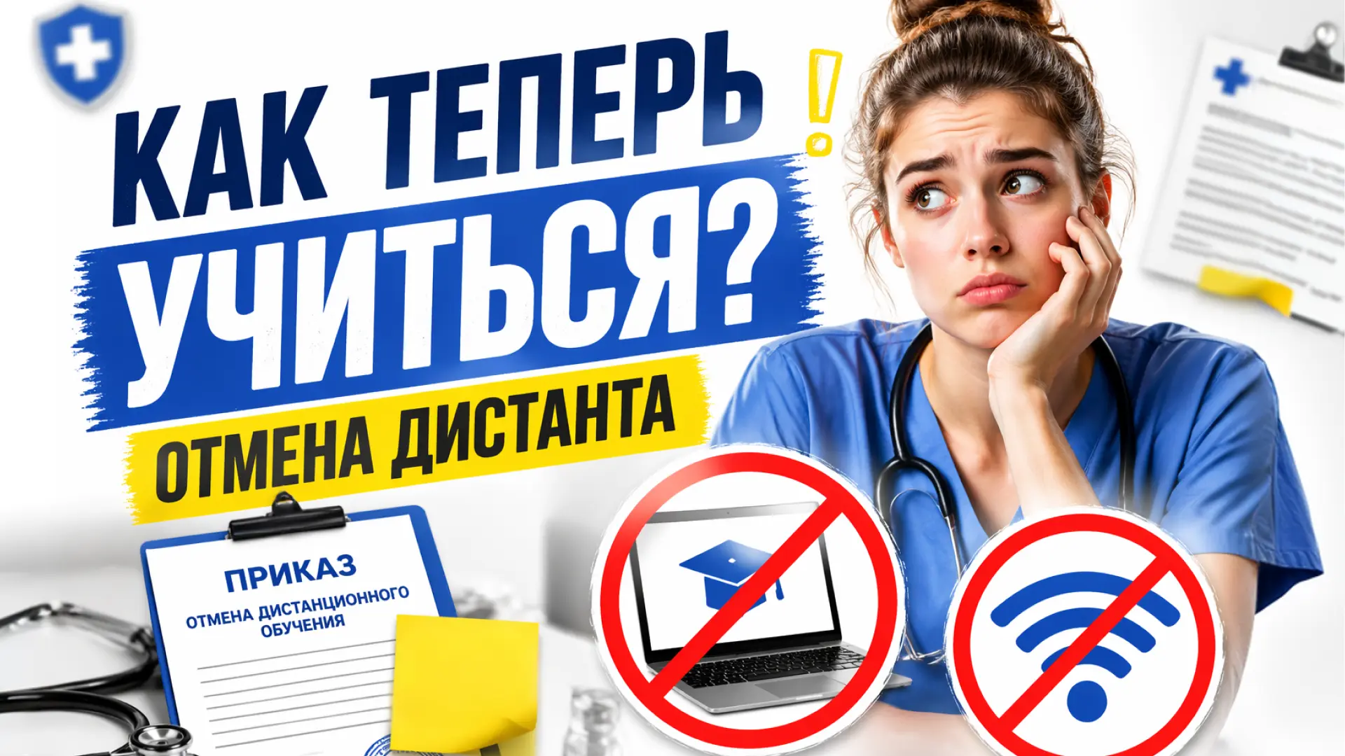Отмена дистанционного обучения для медиков — что происходит на самом деле?📱  Коллеги, с 1 марта 2026