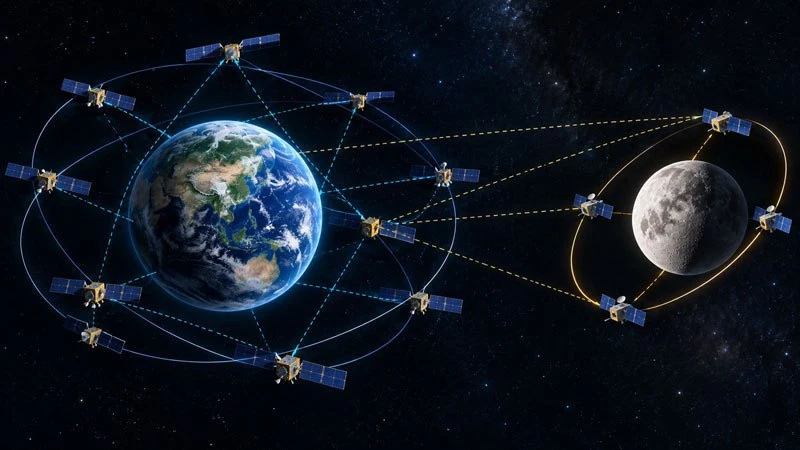 Китайцы придумали, как сделать из Луны якорь для автономной навигации GPS-спутников Земли