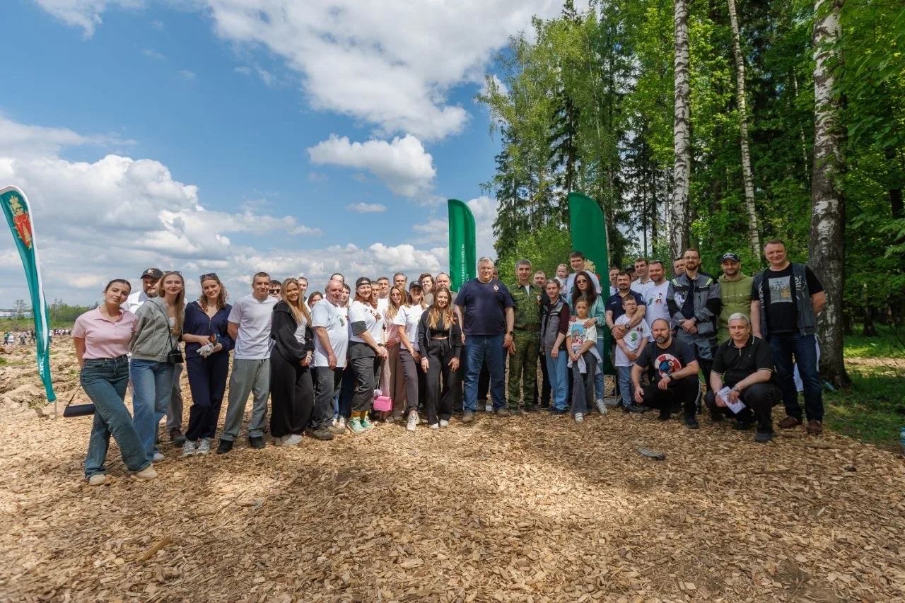 В Химках открылась центральная площадка Всероссийской акции «Сад памяти» 🌲16 мая в Сходненском участ