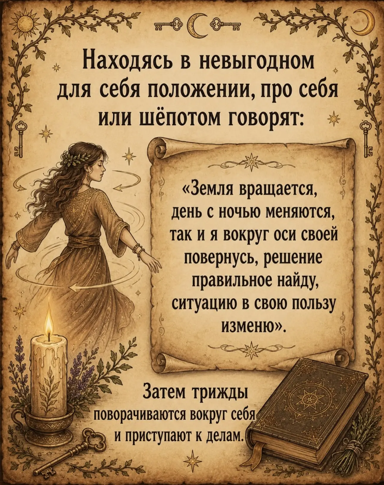 ✨ Если обстоятельства складываются не в вашу пользу...
