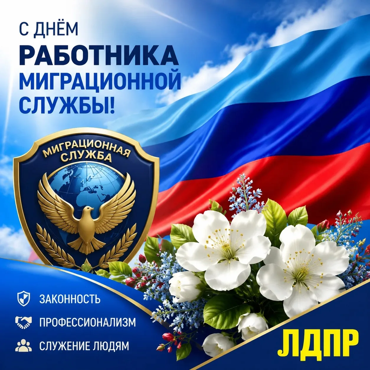 ✨Дорогие друзья!

Сегодня, 14 июня, мы отмечаем День работника миграционной службы. Эта дата – прекр