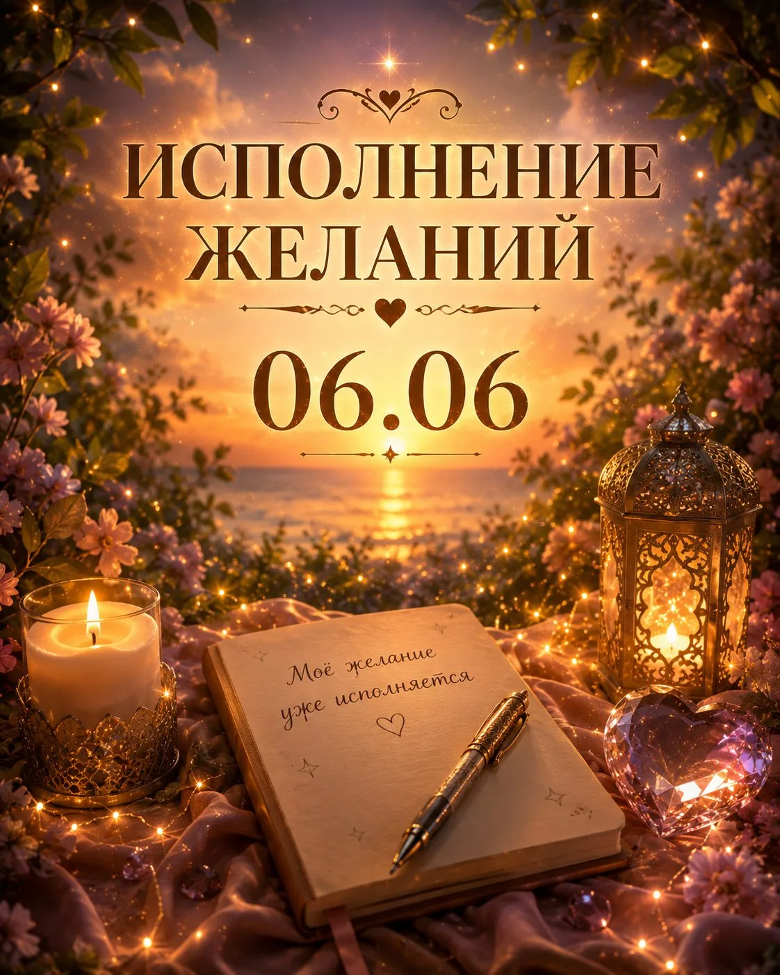 ✨ 06.06 — зеркальная дата исполнения желаний