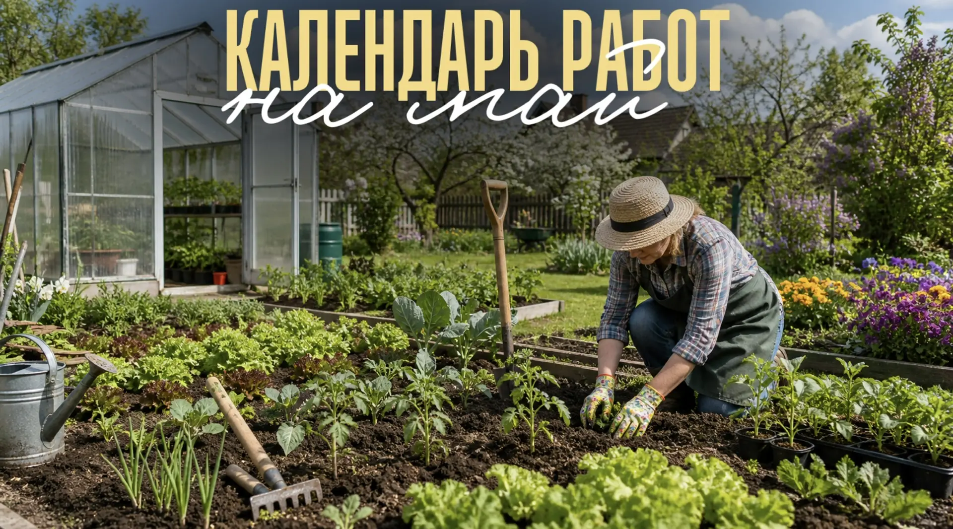 📆 КАЛЕНДАРЬ РАБОТ НА МАЙ  Май — время активных посадок и начала настоящего огородного сезона 🌱 Почва
