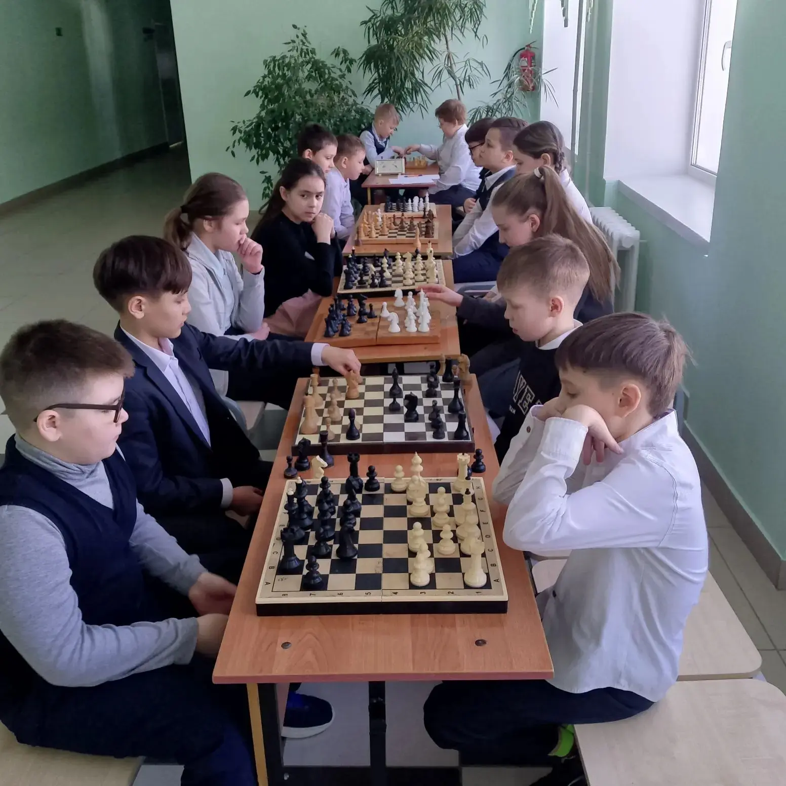 ♟19 февраля 2026 года  прошел турнир по шахматам среди обучающихся 4х классов (Объеденение "Шахматы"