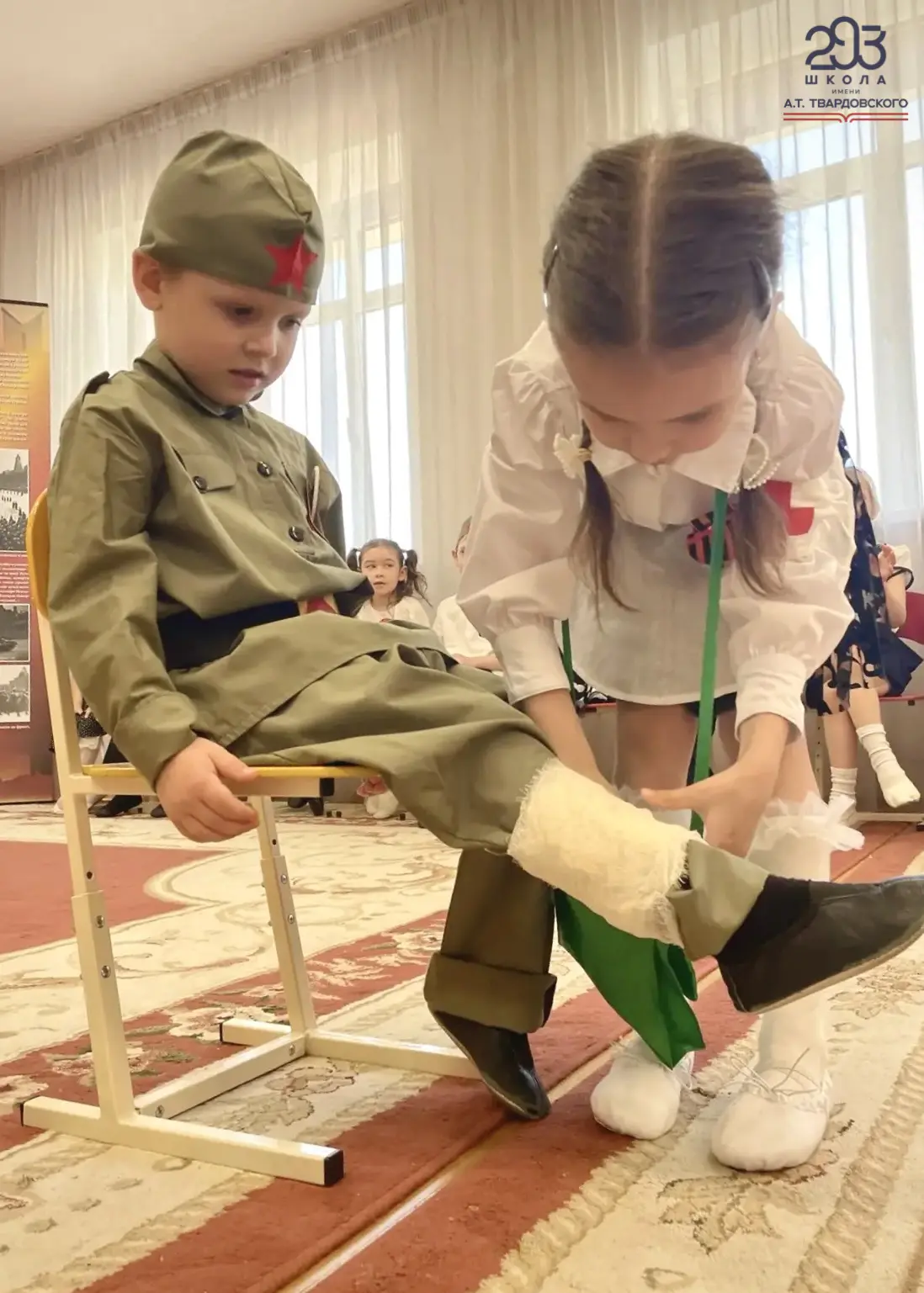 Ко Дню Победы🕊  ⭐ Всю предпраздничную неделю в нашем учебном корпусе на Ярославской, 19, корпус 1 ца
