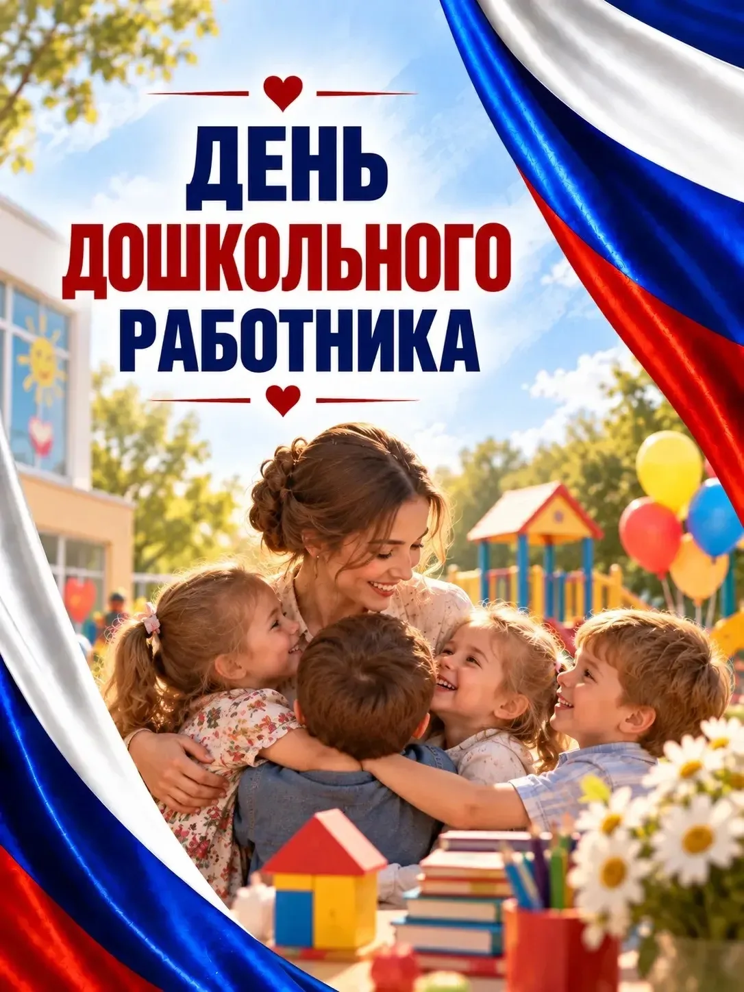 Уважаемые работники и ветераны дошкольного образования! Поздравляю вас с Днём воспитате...