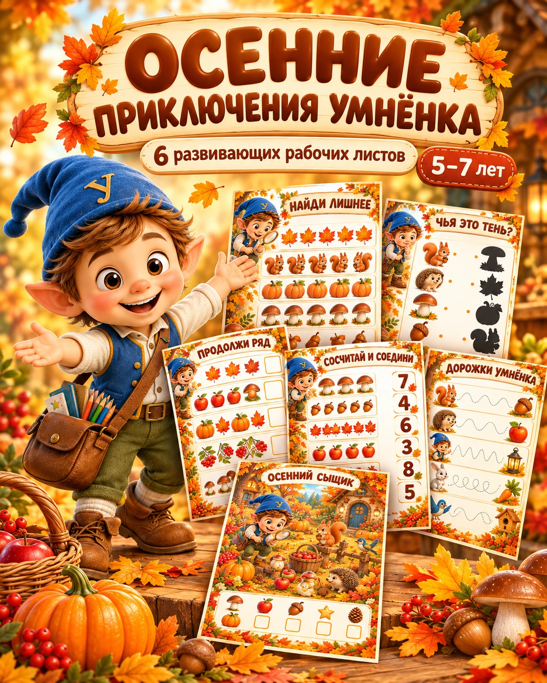 🍂 Осенние приключения Умнёнка уже готовы!