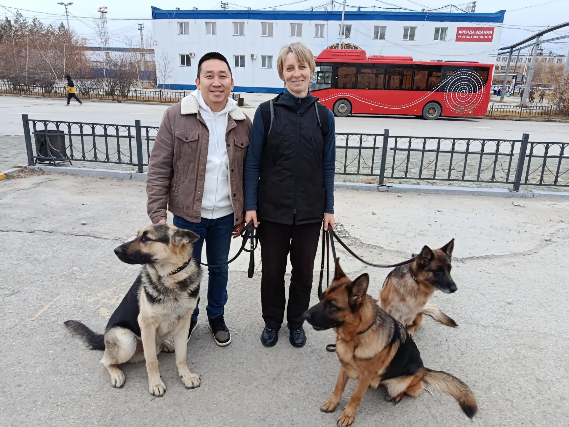 В Якутске встретили четвероногих звезд фильма «Пальма 3» 🐕🐾