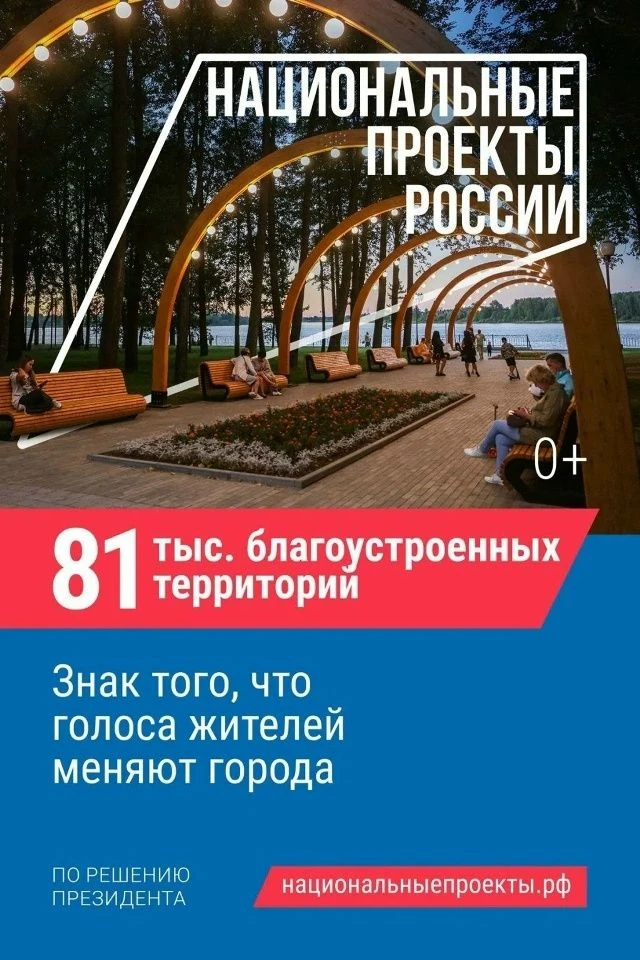 Национальные проекты реализуются по инициативе Президента России и охватывают все сферы...