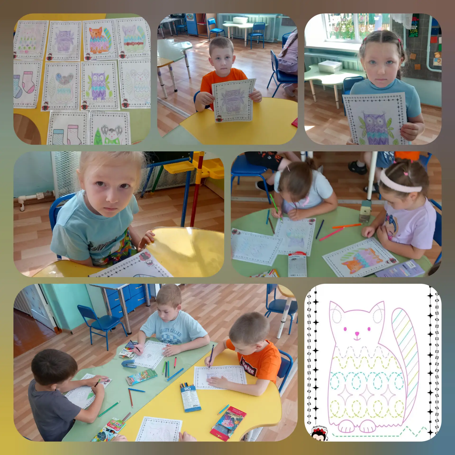 🦉 Маленький художник: Готовим руку к письму
Сегодня у нас очень интересное задание. Давай превратим