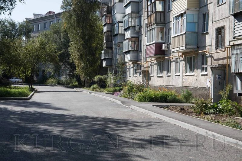 В Кургане благоустраивают 24 двора в микрорайоне Энергетики