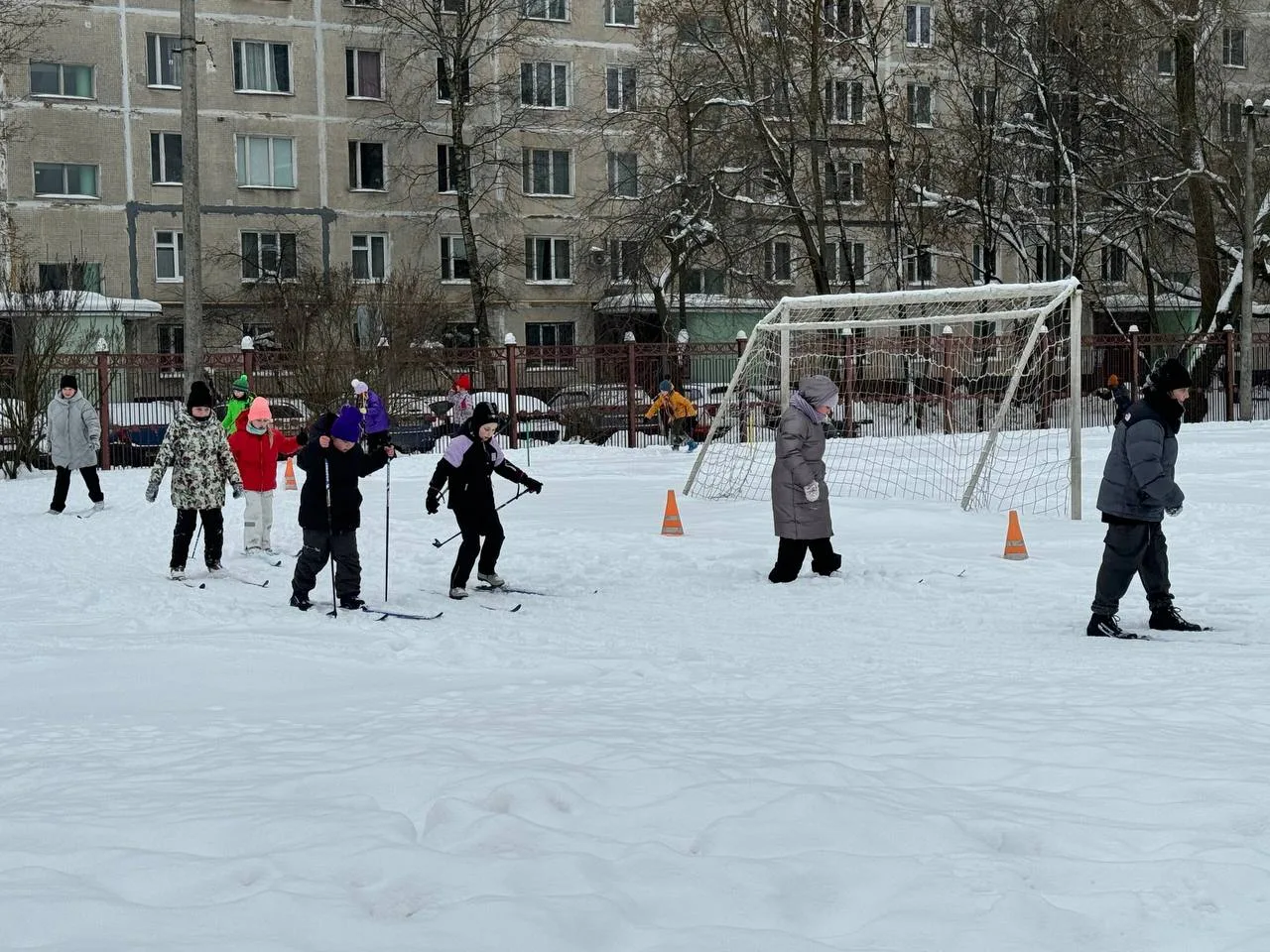 Лыжная подготовка  ⚡В нашей школе стартовала программа лыжной подготовки для формирования основ физи