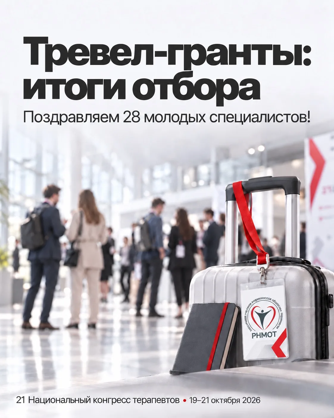 Определены обладатели тревел-грантов для участия в 21 Национальном конгрессе терапевтов