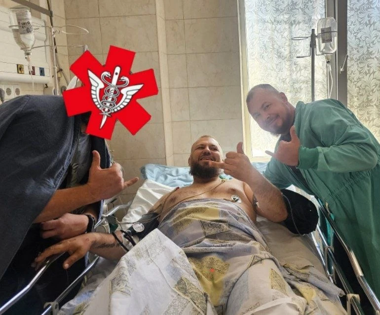 Сегодня к сожалению получил серьёзное ранение наш товарищ Лыня! Если вдруг кто его не з...