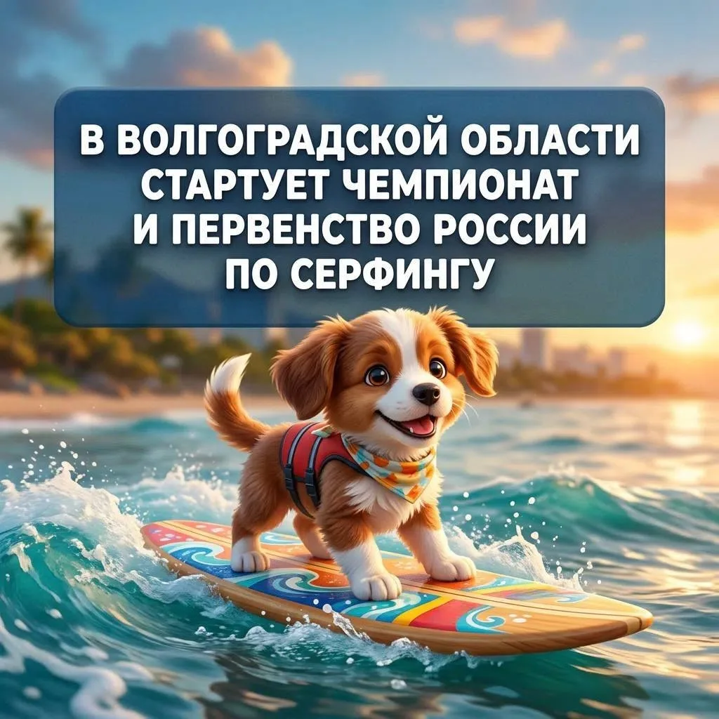 В Волгоградской области стартует чемпионат и первенство России по серфингу 🌊