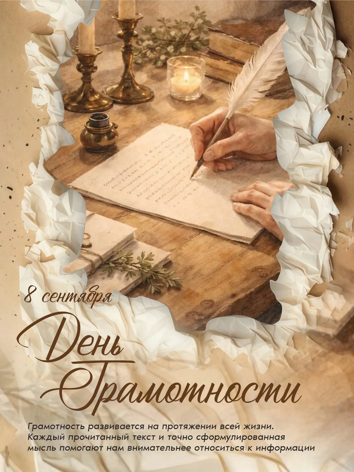 👨🏻‍🏫  8 сентября – День грамотности