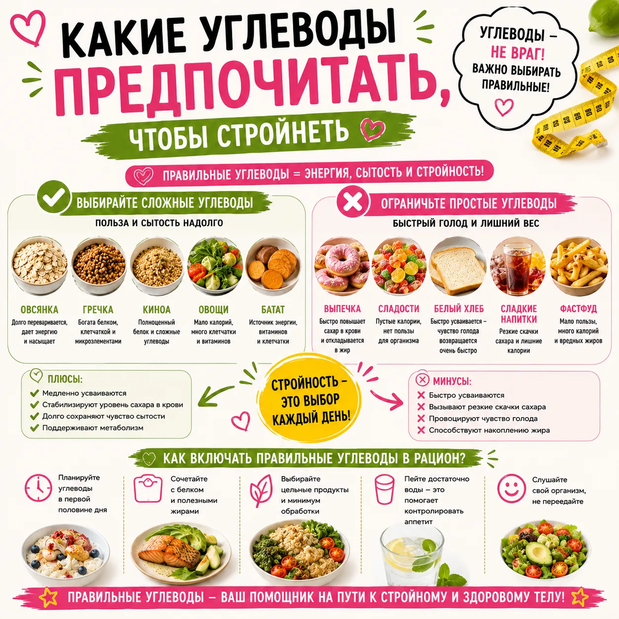 простые и сложные углеводы: в чем разница?

Углеводы нужны нашему организму для энергии. Но работают