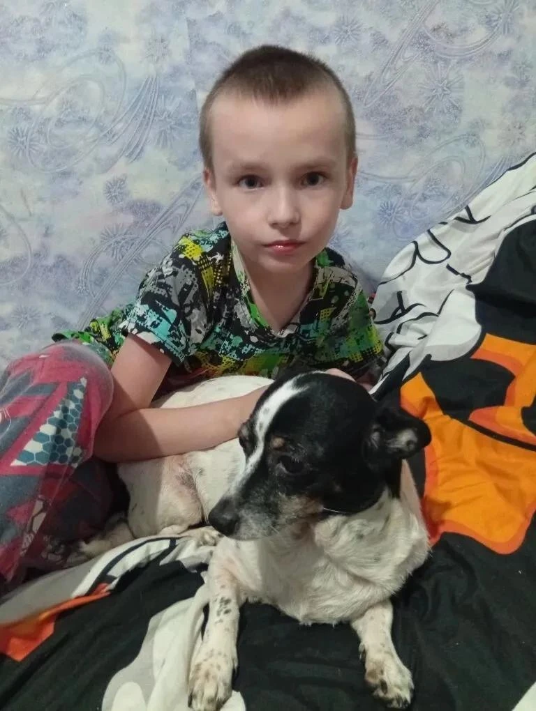 В нашей семье живёт собачка по кличке Жужа. Она живёт с нами уже около 7 лет. Мы её час...