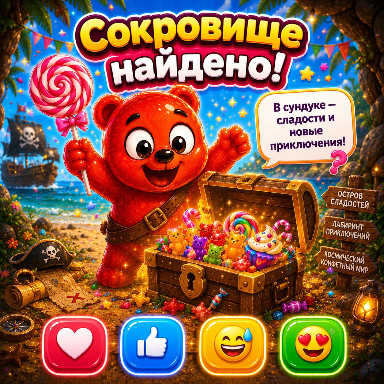 💎🐻 Сокровище найдено!