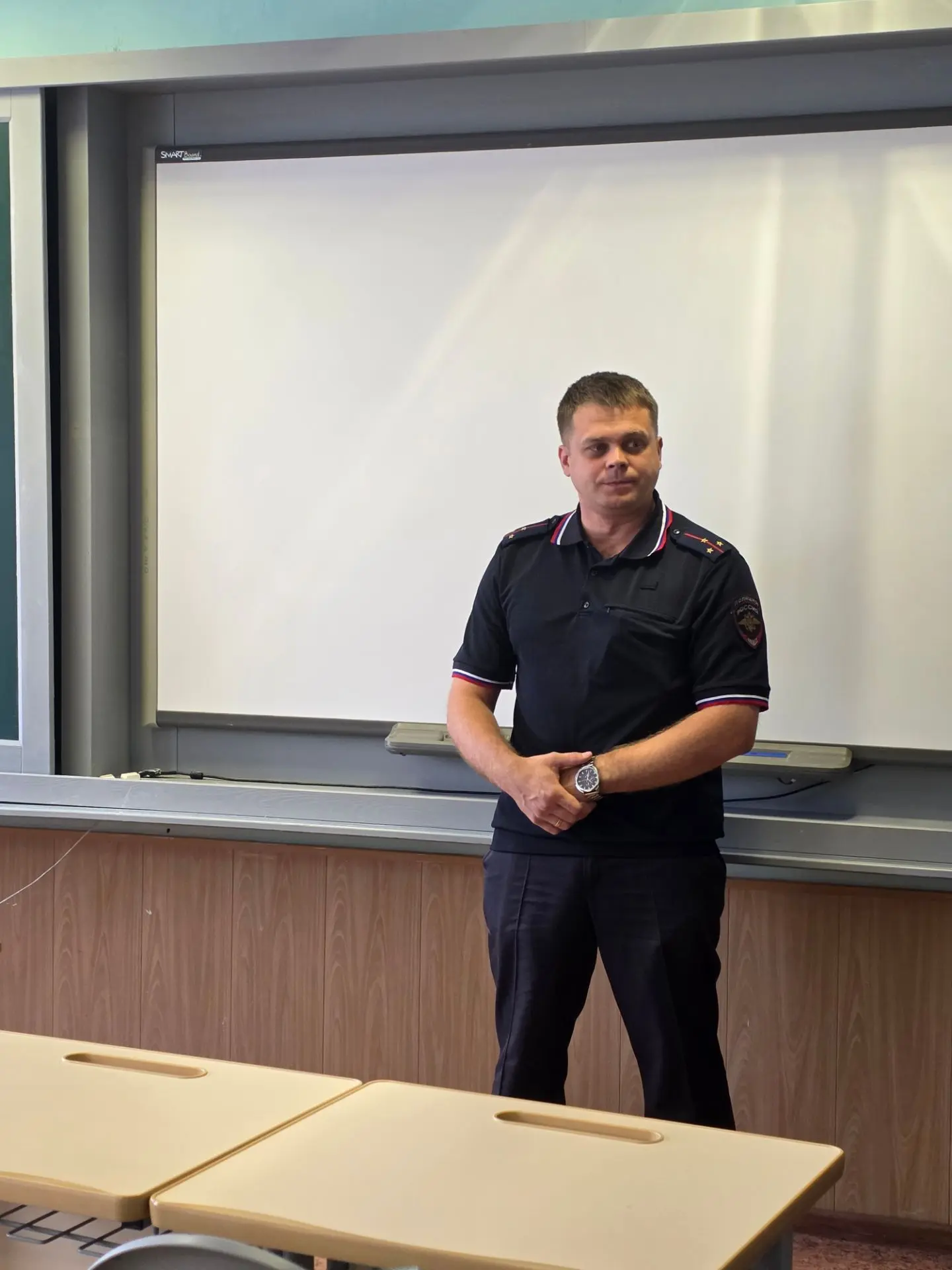 ✨✅❓Разговор о главном: пятиклассники встретились со школьным участковым