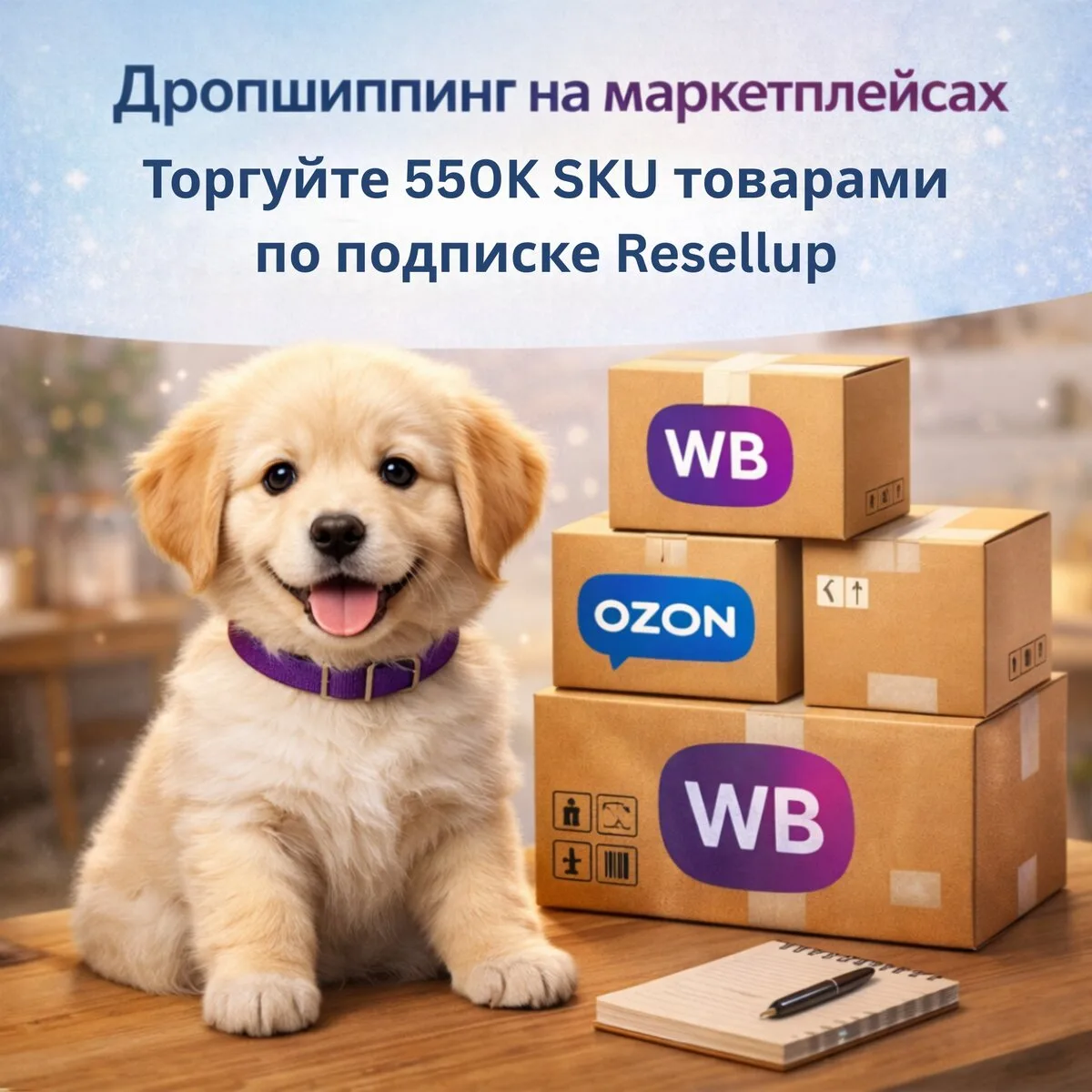 Дропшиппинг от Resellup®: торгуй на WB без закупки опта