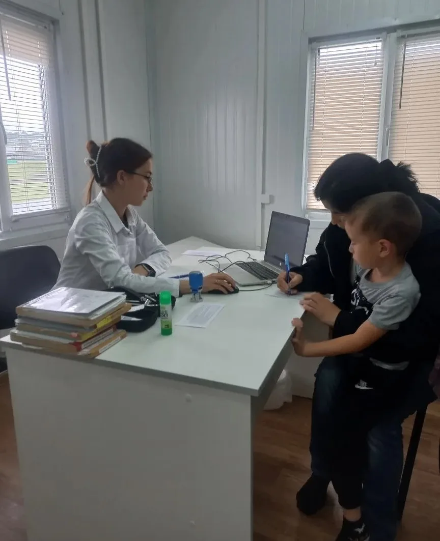 📍Участковый врач-педиатр Красноусольской ЦРБ провела выездной приём в деревне Кургашла