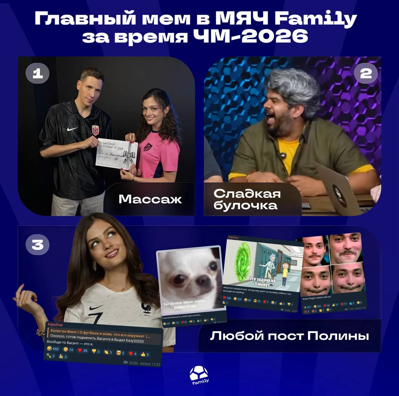 За время ЧМ на МЯЧе родилось множество мемов, а теперь пришло выбрать лучший!
