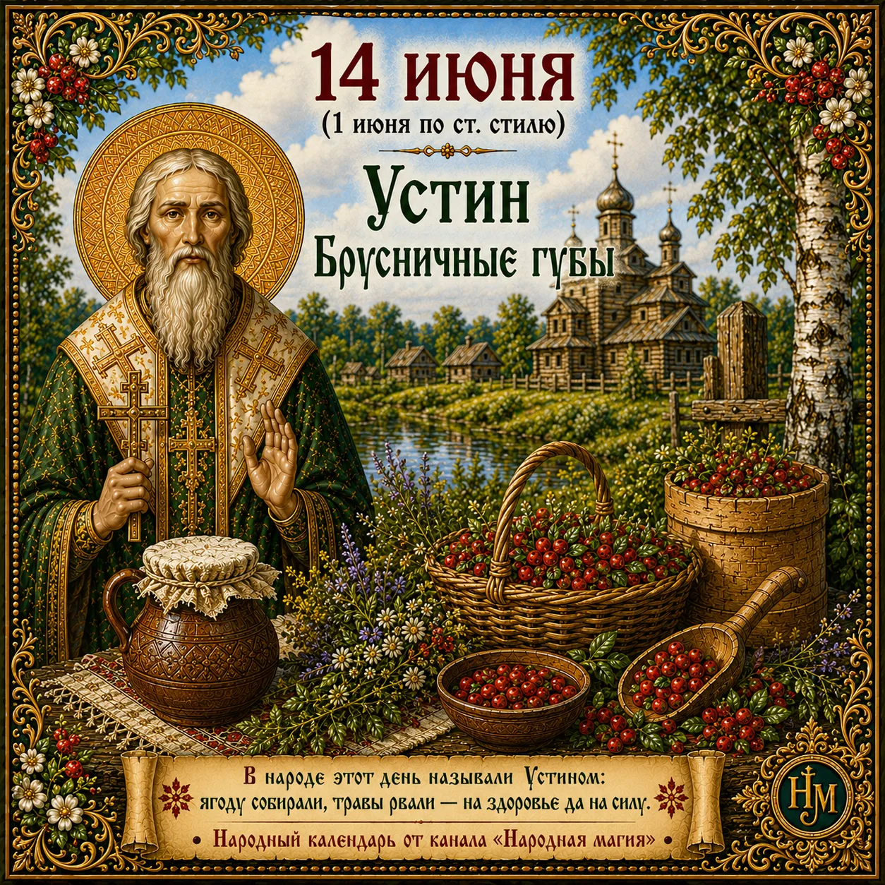 📅 Что можно и нельзя делать 14 июня (Устин и Харитон): народные приметы

🟢 Что можно делать

✔️ Уд