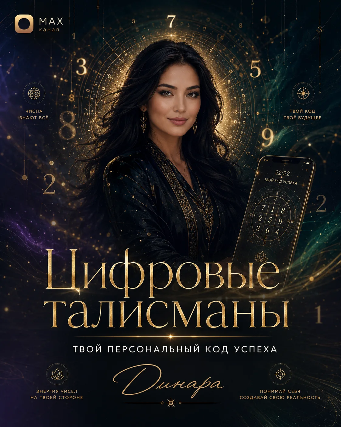 Добро пожаловать в пространство цифровых талисманов ✨

Меня зовут Динара. Здесь я создаю персональны