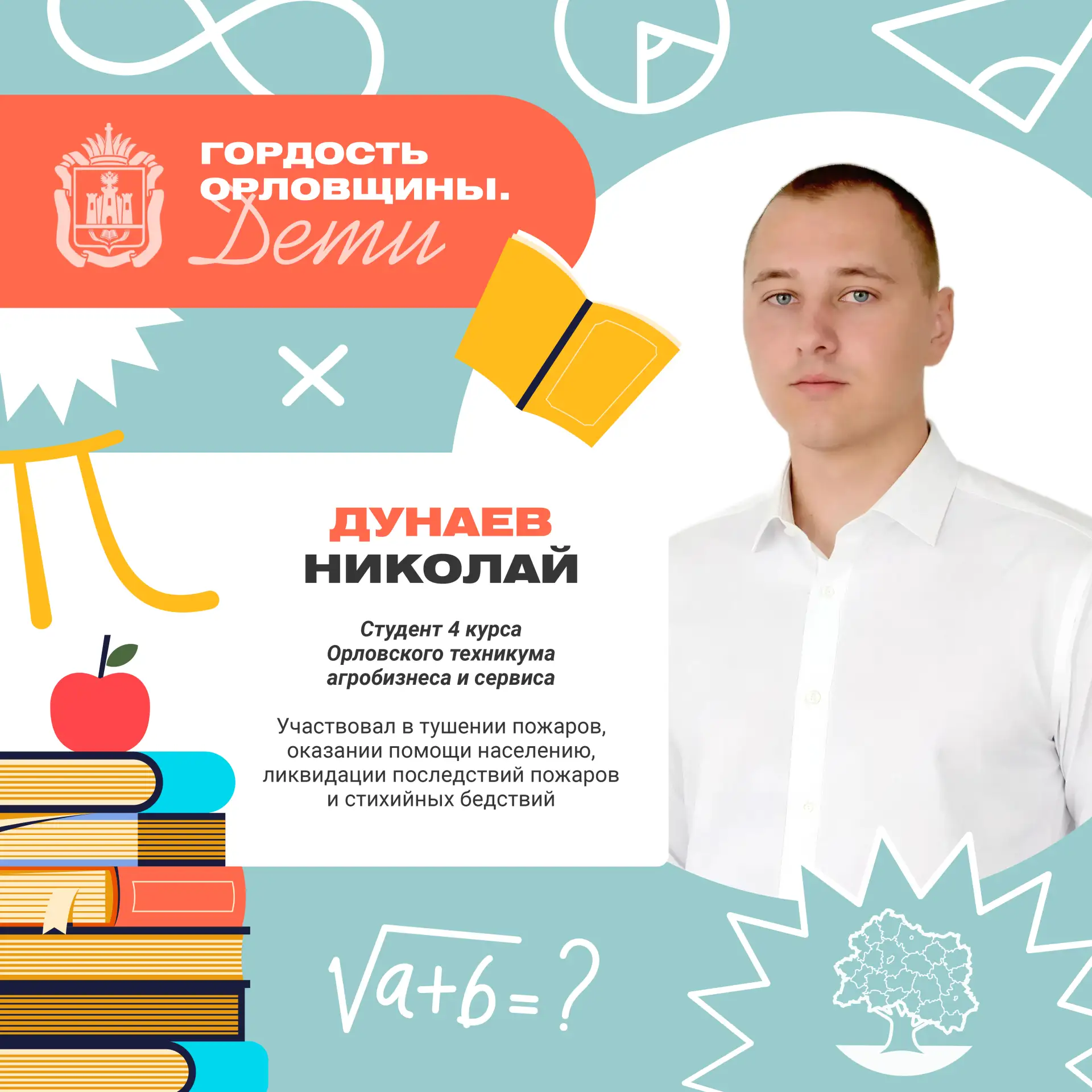 Николай — студент 4-го курса по специальности «Защита в чрезвычайных ситуациях». Еще с ...