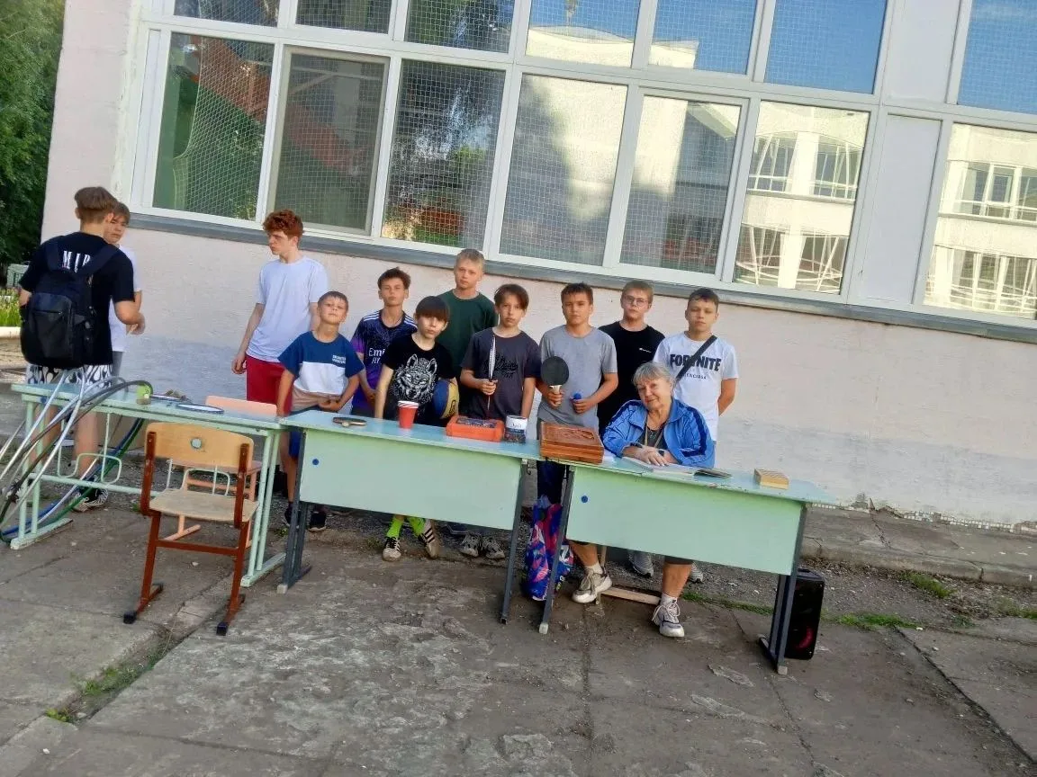 На спортивной площадке СОШ №19 прошли спортивные игры, которые стали частью программы отдыха на площ