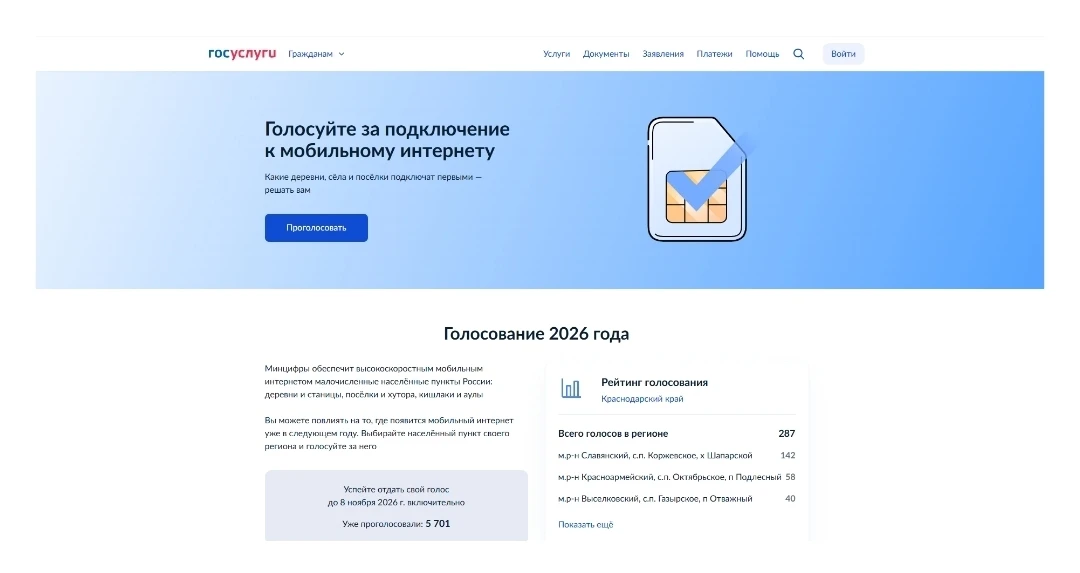 Об обеспечении услугами связи