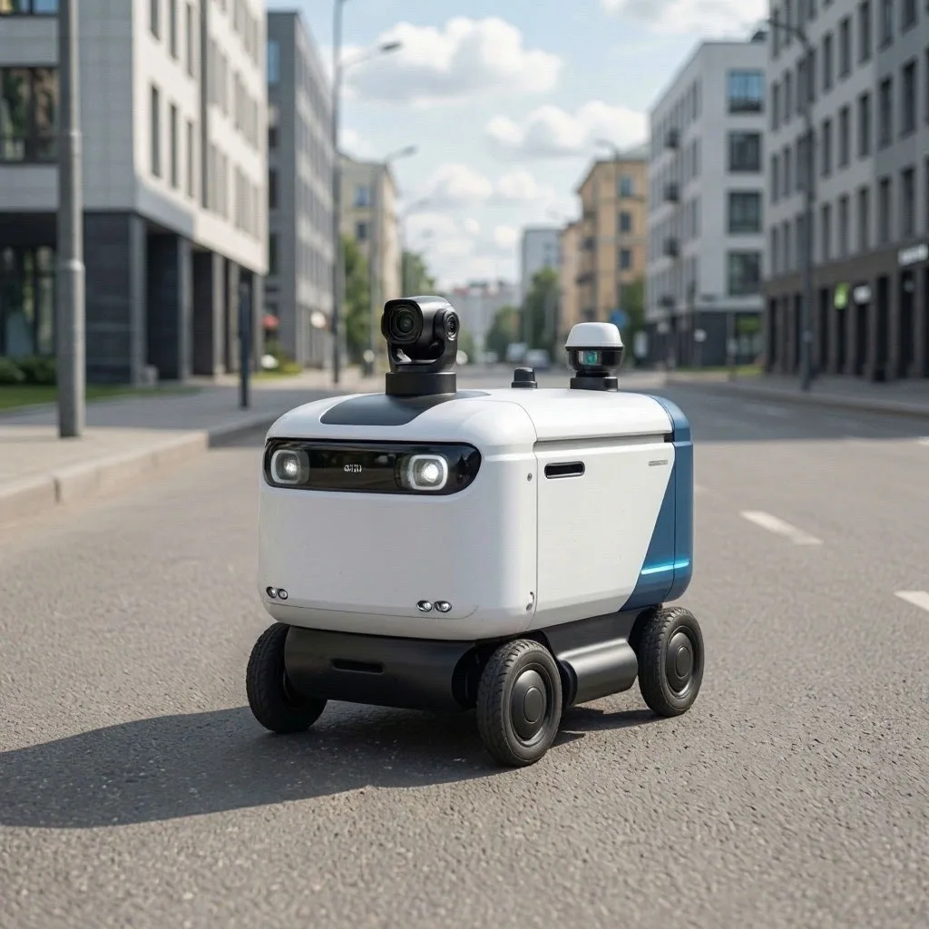 🤖 Роботы-курьеры выходят на улицы Тюмени!