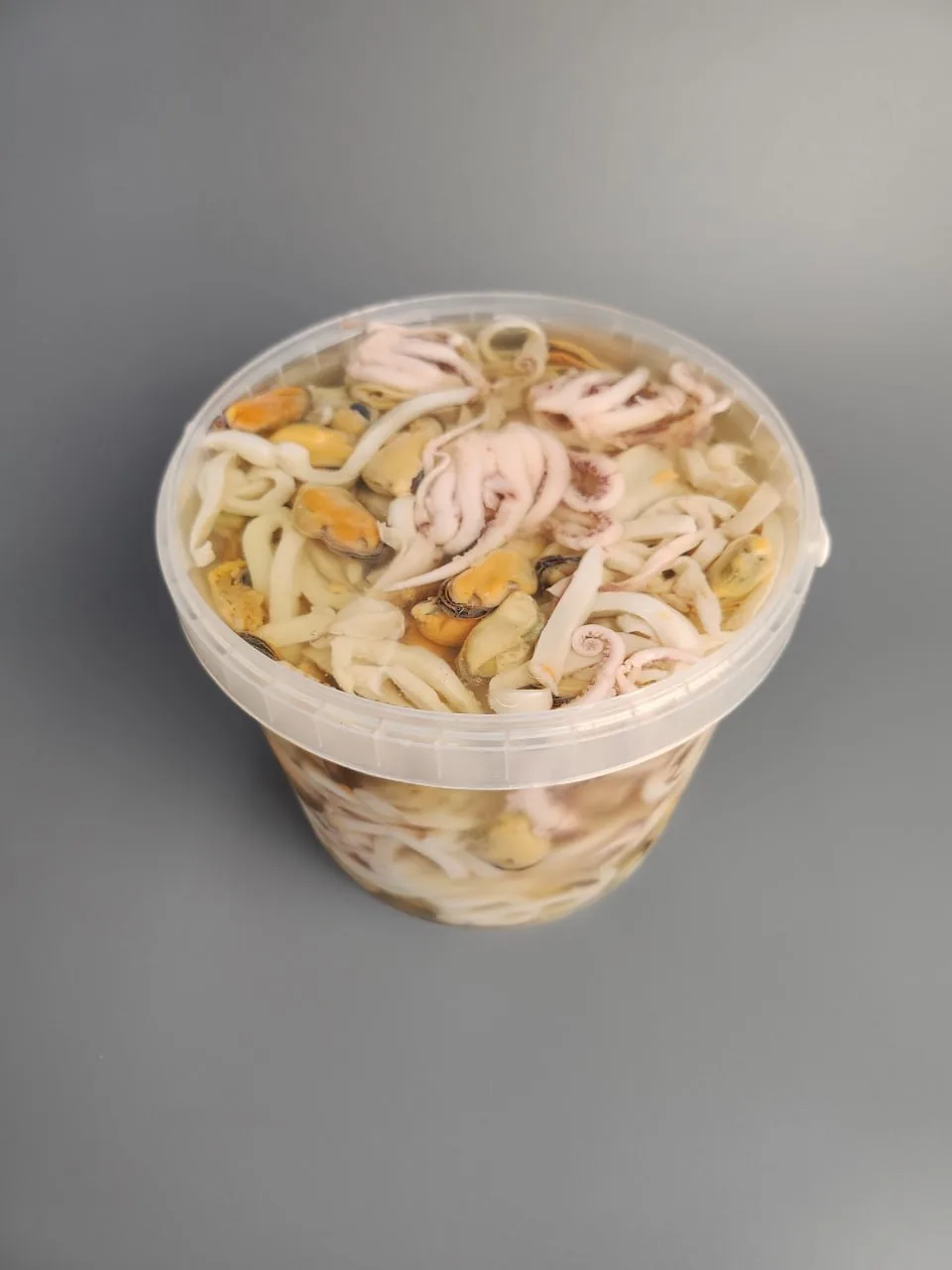 Морской коктейль из маринованных морепродуктов в масле "Океан" 2,3 кг.🐙🍤