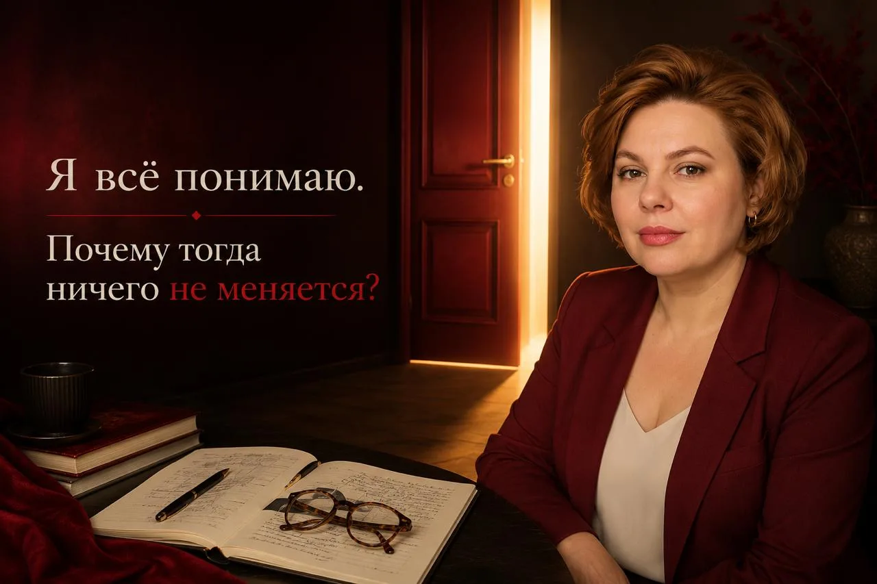 Я всё понимаю. 
Почему тогда ничего 
не меняется?

Наверное, каждый человек, который хотя бы однажды