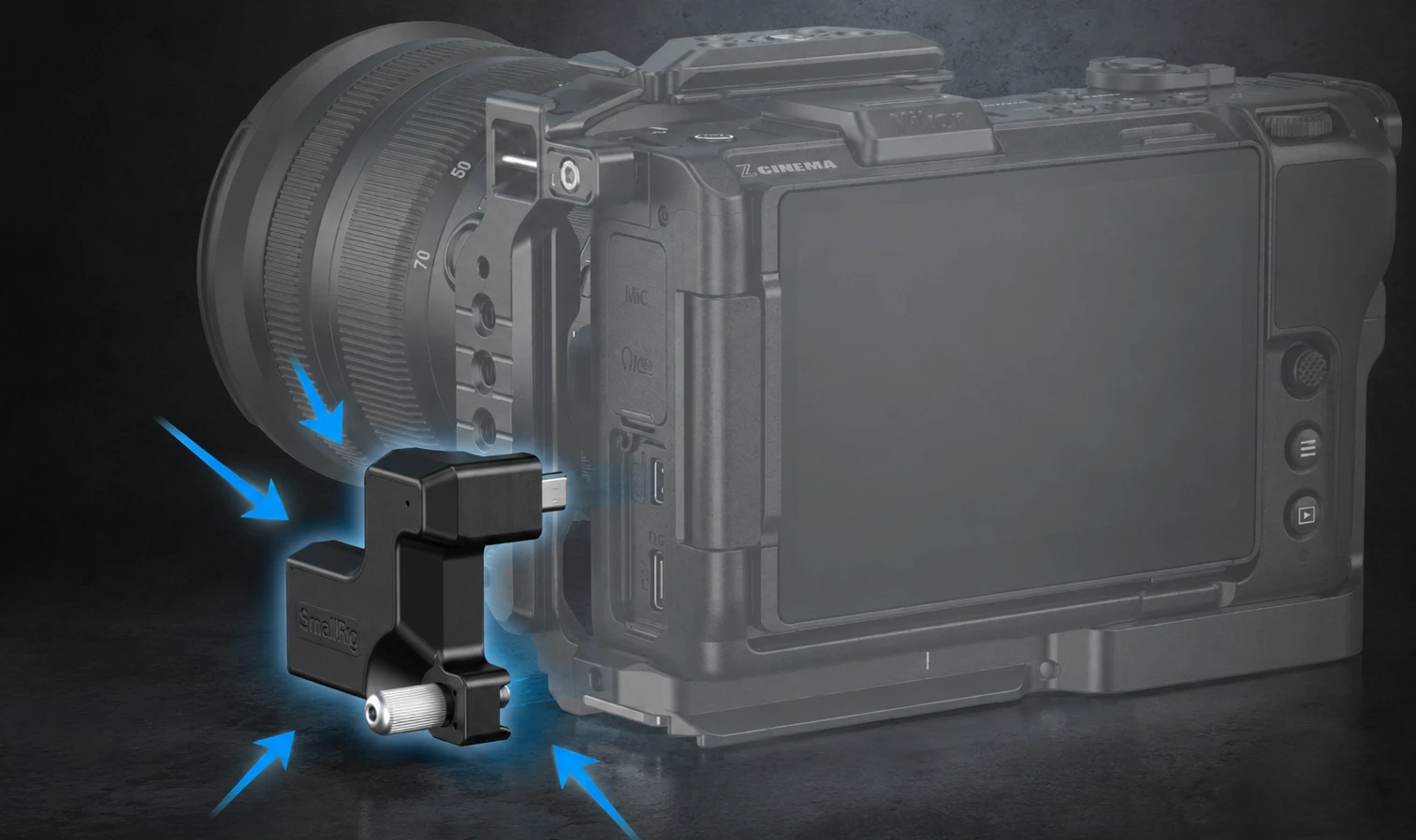 Самый необходимый адаптер для Nikon ZR от SmallRig?

Многие критиковали конструктив Nikon ZR за отсу