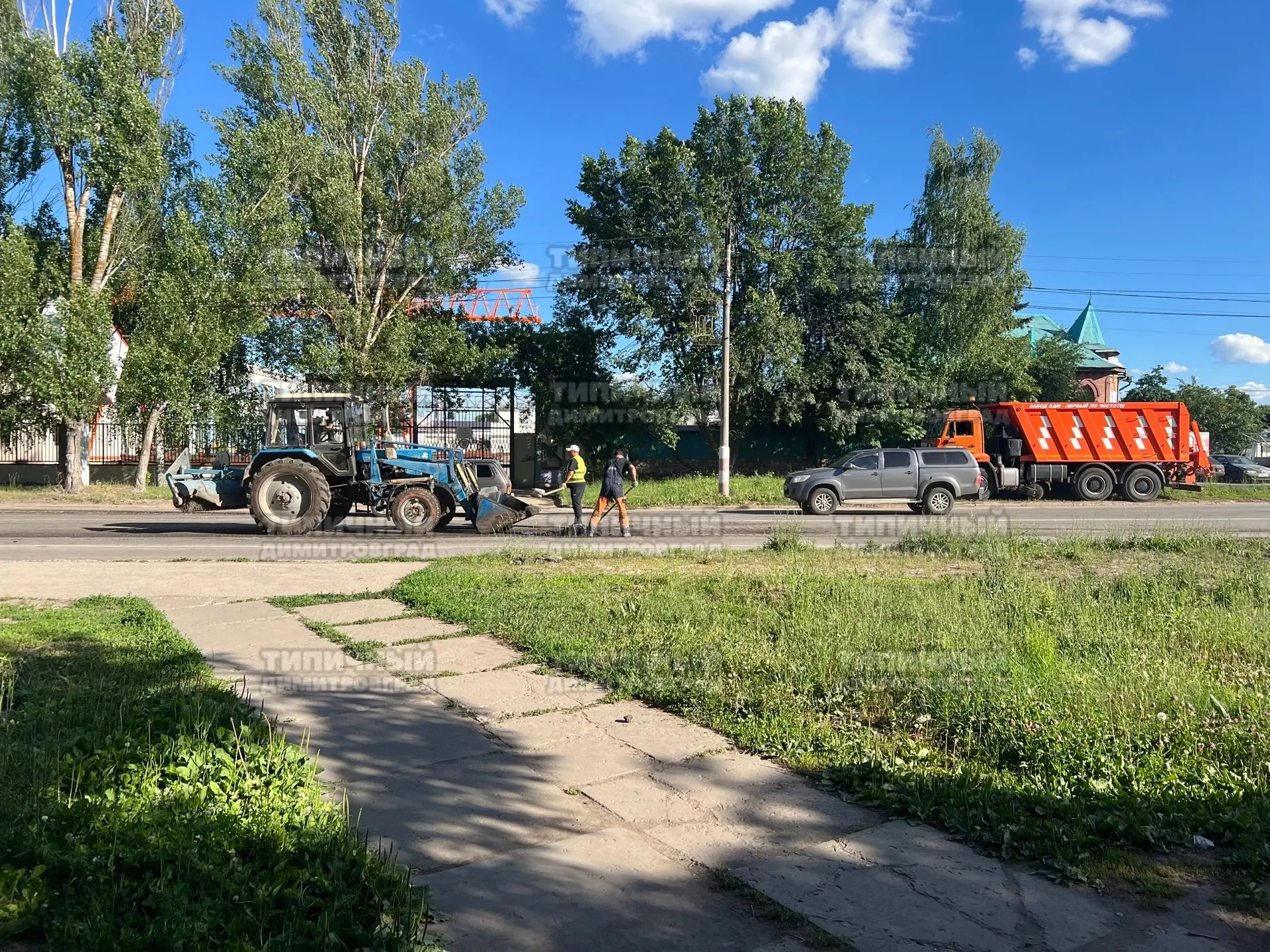 Из предложки: На Речном переулке ведутся ремонтные работы. Сняли асфальт 👍✊🙌