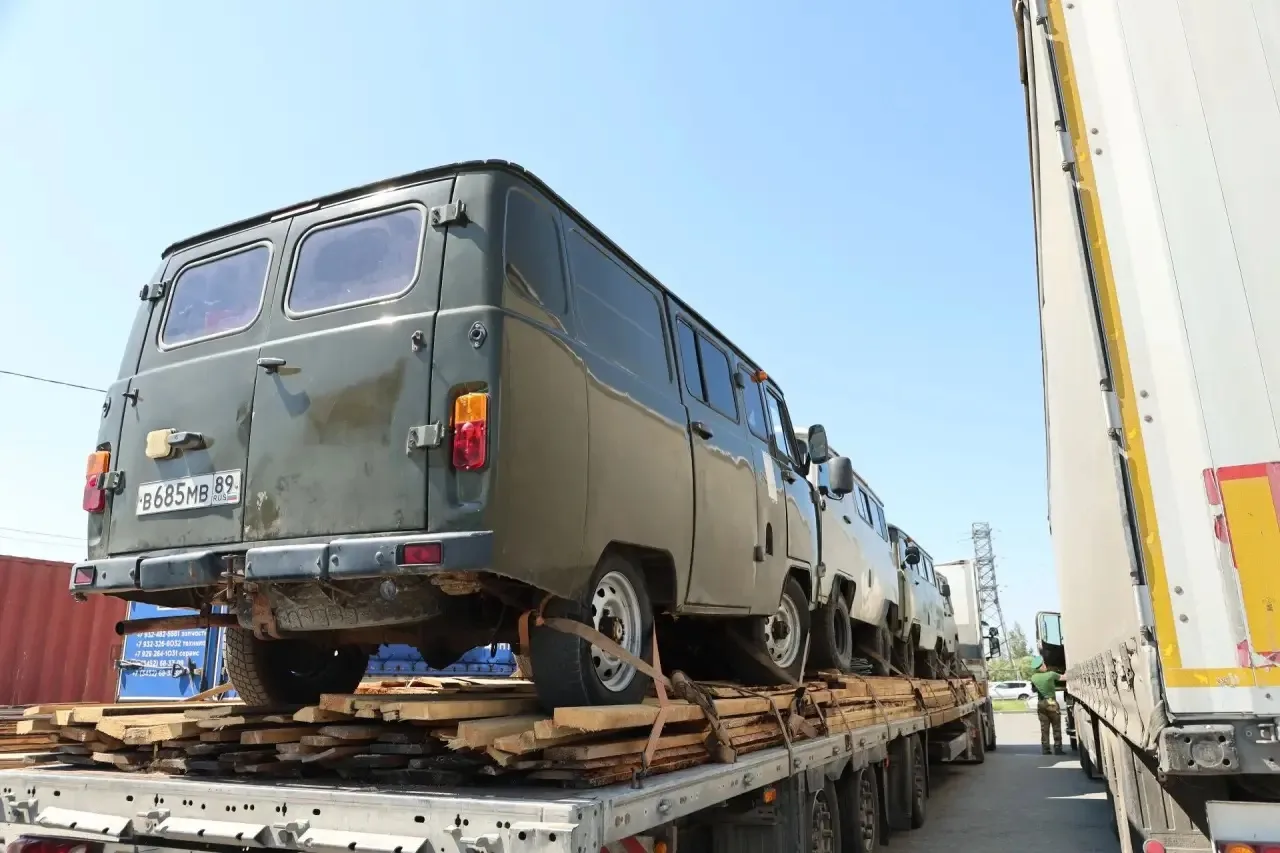 42-й гуманитарный конвой отправился из Тюмени

От парка Пограничников в зону специальной военной опе