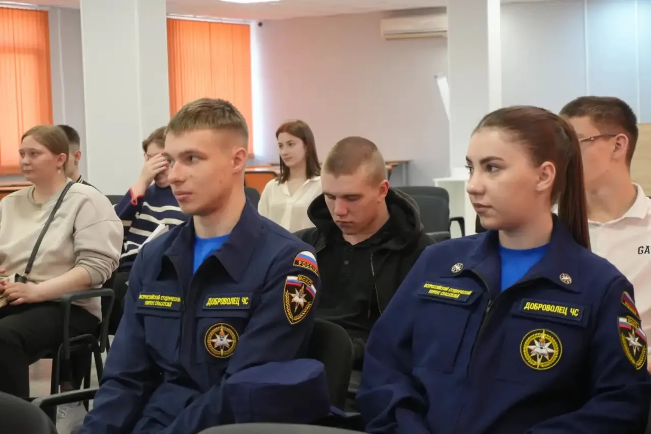 🙋🏻‍♀️Торжественная церемония посвящения во Всероссийский студенческий корпус спасателей прошла в ПГУ