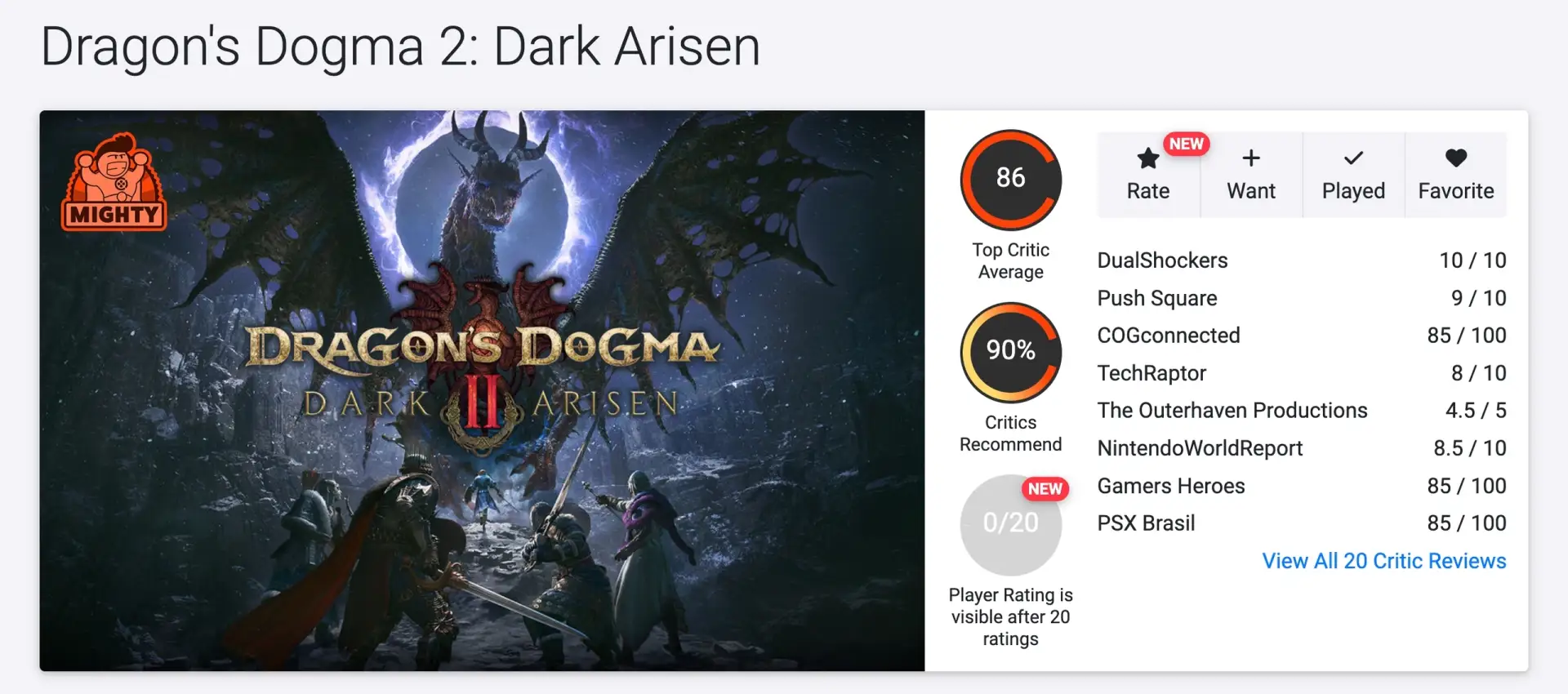 Рон Перлман озвучил релизный ролик Dragon's Dogma 2: Dark Arisen, а критики остались в ...
