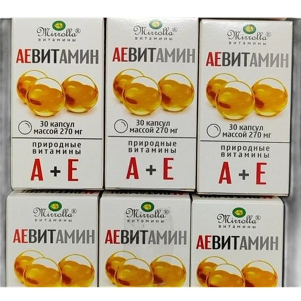 Отзыв: АЕВИТамин Мирролла с природными витаминами А Е 30капсул 270мг за 99,80 руб.