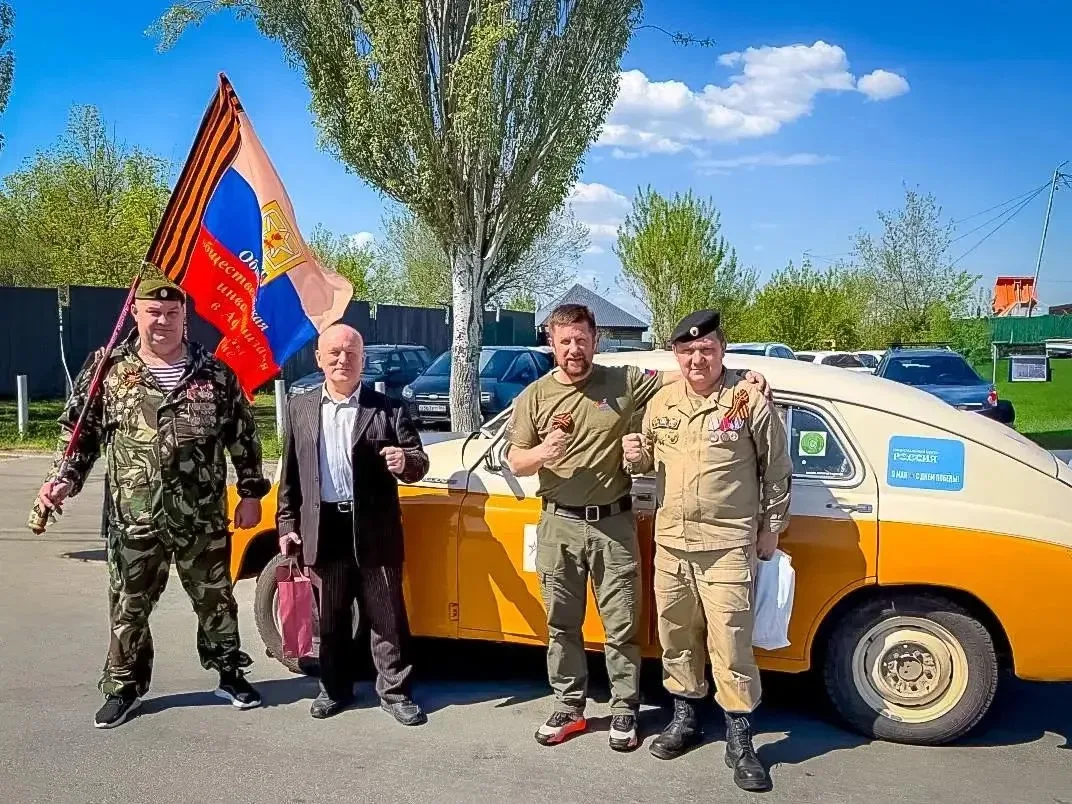 «Мы хотим, чтобы Победа оставалась в сердце каждого»  В Волгоградской области, у поселка Самофаловка