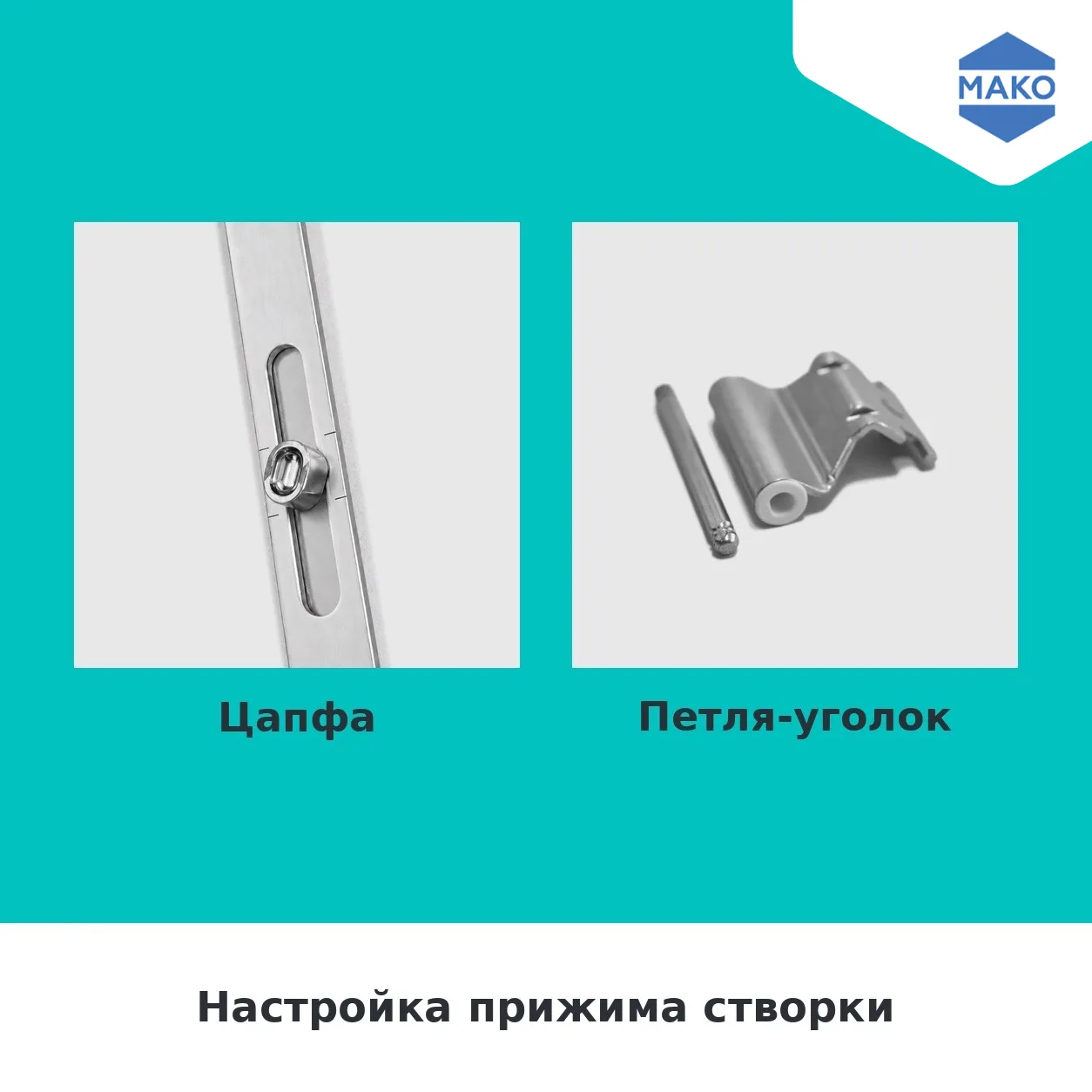 ✅МАКО «Мульти-Эко»: настройка прижима створки