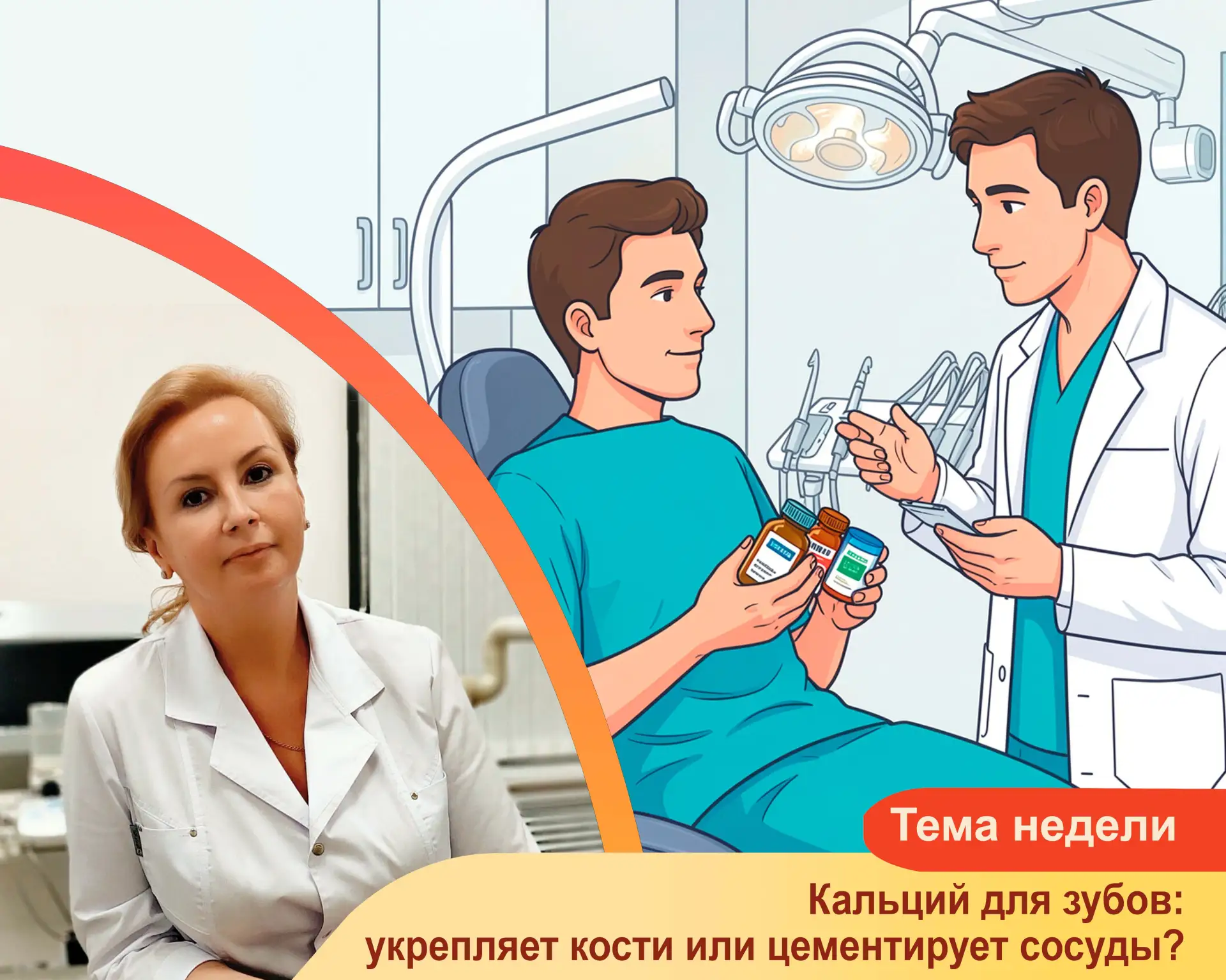 Вы принимаете кальций, чтобы зубы и кости были крепкими, а витамин D — чтобы он лучше у...